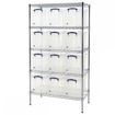 Picture of Chrome Wire Shelving With 24 Litre Capacity Really Useful Boxes