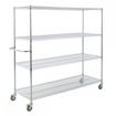 Picture of Mobile Chrome Wire Shelving