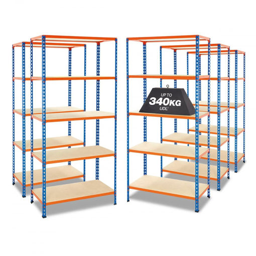 Picture of Super Saver - 5X Bays 340Kg Speedy 2 Shelving